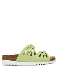 Klapki Scholl. Kolor: zielony #1