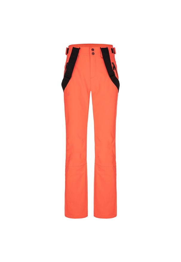 GALEO - Damskie Spodnie Softshell XL - Loupe Lupdela Oranje. Kolor: pomarańczowy. Materiał: poliester, elastan. Sezon: zima. Sport: turystyka piesza