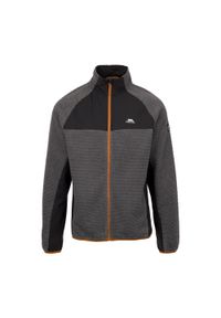 TRESPASS - Bluza Polarowa Męska Cranwell. Kolor: wielokolorowy, niebieski, szary. Materiał: polar. Sezon: zima. Styl: sportowy. Sport: turystyka piesza #1