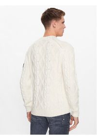 PAUL & SHARK - Paul&Shark Sweter 13311047 Écru Regular Fit. Kolor: kremowy. Materiał: wełna #5