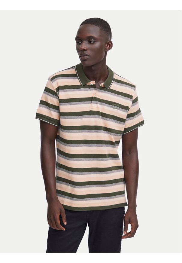 Blend Polo 20716478 Kolorowy Regular Fit. Typ kołnierza: polo. Materiał: bawełna. Wzór: kolorowy