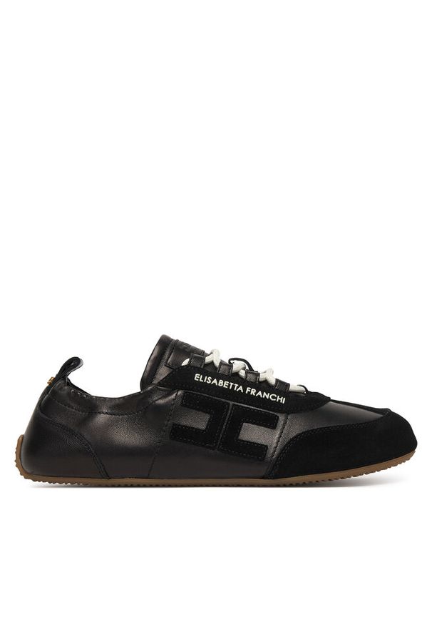Sneakersy Elisabetta Franchi. Kolor: czarny