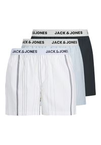 Jack & Jones - Jack&Jones Komplet 3 par bokserek Anchor 12276583 Kolorowy. Materiał: bawełna. Wzór: kolorowy