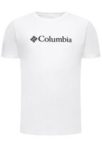 columbia - Columbia T-Shirt Csc Basic Logo 1680053 Biały Regular Fit. Kolor: biały. Materiał: bawełna #6