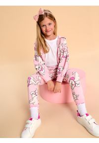 Sinsay - Bluza Disney - różowy. Kolor: różowy. Wzór: motyw z bajki