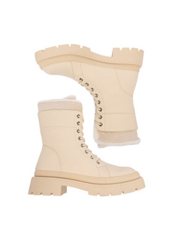 DeeZee Trzewiki 13096-19 Beżowy. Kolor: beżowy. Materiał: materiał, syntetyk