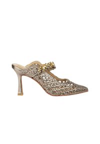 Klapki Alma En Pena V250607 Diva Bronze 207006, Złoty, Skóra naturalna - 36. Kolor: złoty. Materiał: tworzywo sztuczne, skóra ekologiczna. Wzór: aplikacja. Styl: elegancki #1