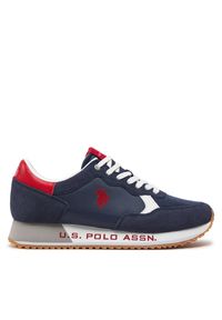 Sneakersy U.S. Polo Assn.. Kolor: niebieski