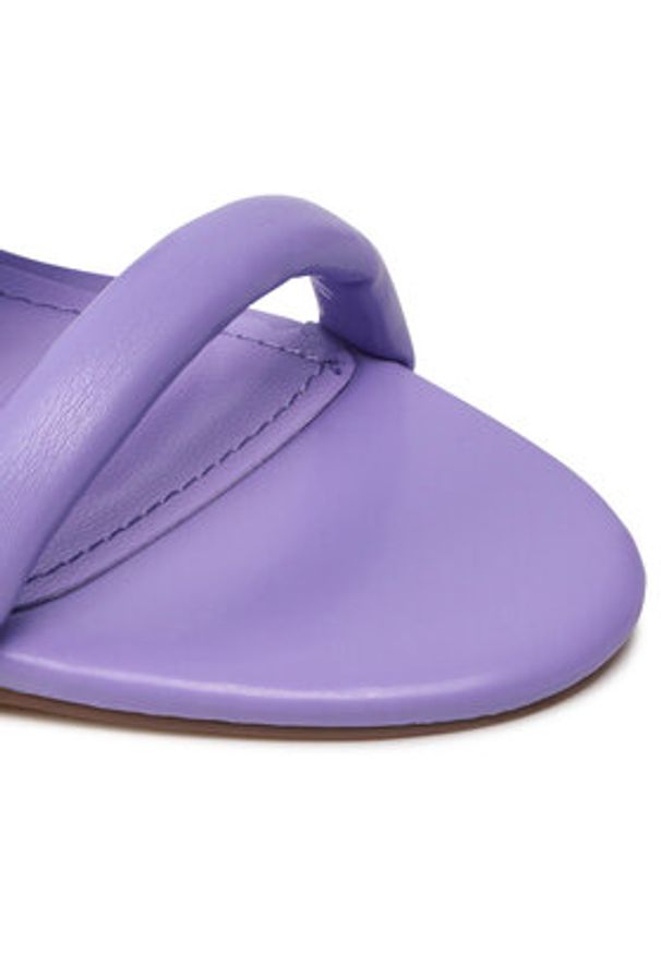 DeeZee Klapki LS5773-01 Fioletowy. Kolor: fioletowy. Materiał: skóra