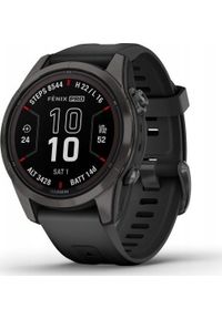 GARMIN - Smartwatch Garmin Garmin fēnix® 7S Pro Sapphire Solar Carbon Grey DLC Titanium/Black 42mm. Rodzaj zegarka: smartwatch