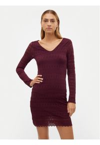 Vero Moda Sukienka koktajlowa Zoe 10315445 Bordowy Slim Fit. Kolor: czerwony. Materiał: syntetyk. Styl: wizytowy #1