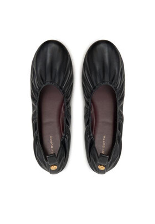 Tory Burch Baleriny 159965 Czarny. Kolor: czarny. Materiał: skóra