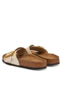 Birkenstock Klapki Catalina Cushion Buckle 1029393 Écru. Materiał: skóra