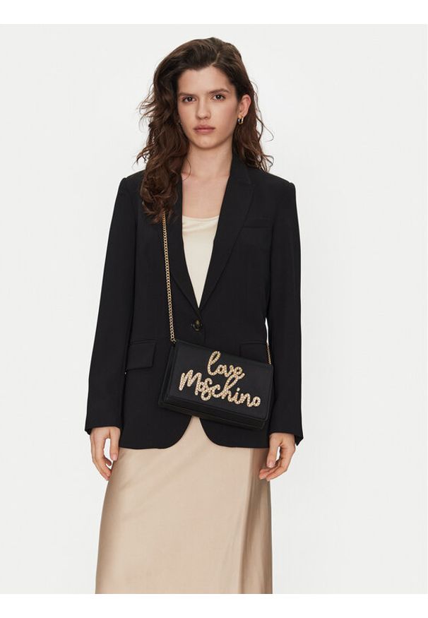 Love Moschino - LOVE MOSCHINO Torebka JC4055PP1MLH100A Czarny. Kolor: czarny