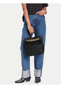 Love Moschino - LOVE MOSCHINO Plecak JC4306PP0NKD000A Czarny. Kolor: czarny. Materiał: skóra #1
