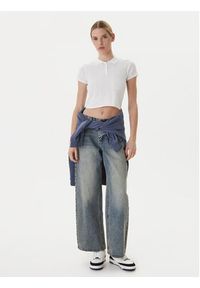 RVCA Sweter Dawn 23B071502 Biały Regular Fit. Kolor: biały. Materiał: syntetyk #4