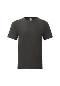FRUIT OF THE LOOM - Kultowa Koszulka Unisex Dla Dorosłych. Kolor: szary