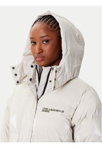 Karl Lagerfeld Jeans Kurtka zimowa A4W15020 Beżowy Regular Fit. Kolor: beżowy. Materiał: syntetyk. Sezon: zima #5