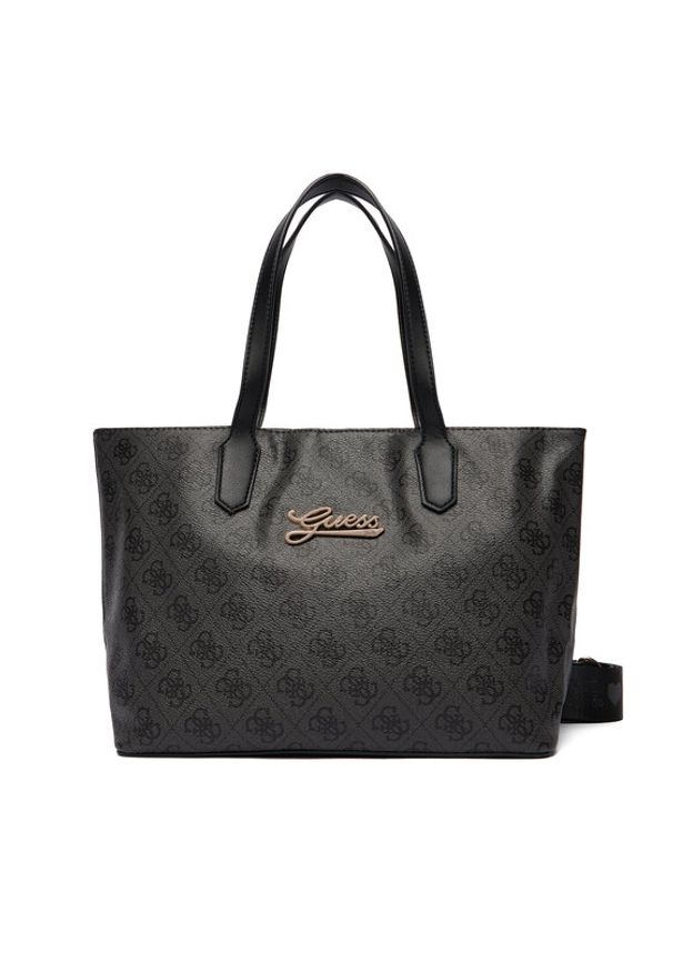 Guess Torebka J6RZ13 WFMF0 Czarny. Kolor: czarny. Materiał: skórzane