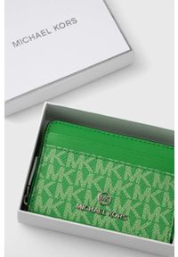 MICHAEL Michael Kors portfel damski kolor zielony. Kolor: zielony #4
