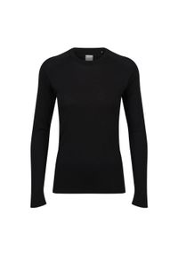 Bluza merino damska Inov-8 Merino Long Sleeve T-Shirt. Kolor: czarny. Długość rękawa: długi rękaw