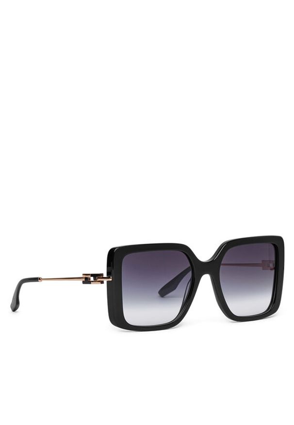 Trussardi Jeans - Trussardi Okulary przeciwsłoneczne TSW9057 Czarny. Kolor: czarny