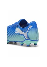 Buty piłkarskie męskie Puma Future 7 Play. Zapięcie: sznurówki. Kolor: biały, wielokolorowy, niebieski. Materiał: materiał, syntetyk. Szerokość cholewki: normalna. Sport: piłka nożna