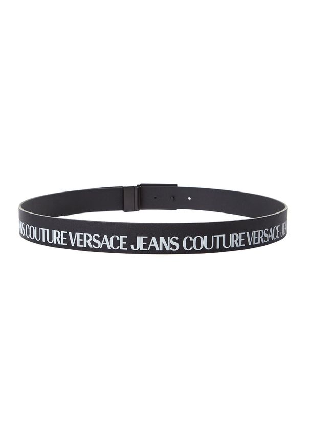 Versace Jeans Couture - PASEK VERSACE JEANS COUTURE. Materiał: skóra. Wzór: nadruk
