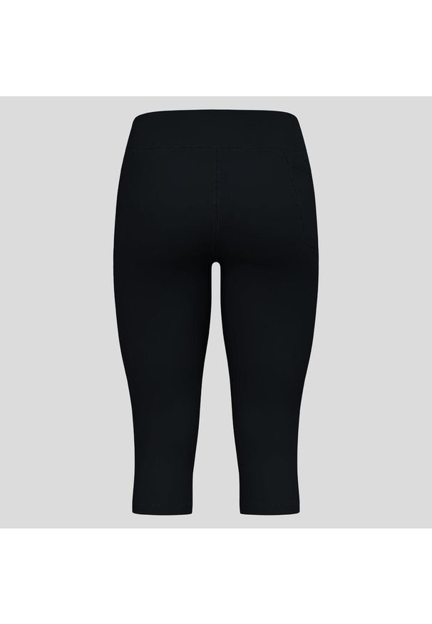 Legginsy 3/4 do biegania damskie Odlo ESSENTIAL. Kolor: czarny