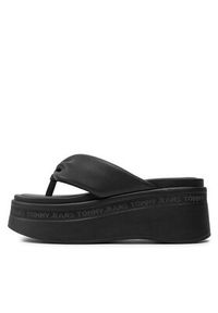 Tommy Jeans Japonki Tjw Wedge Sandal EN0EN02457 Czarny. Kolor: czarny. Materiał: skóra #3