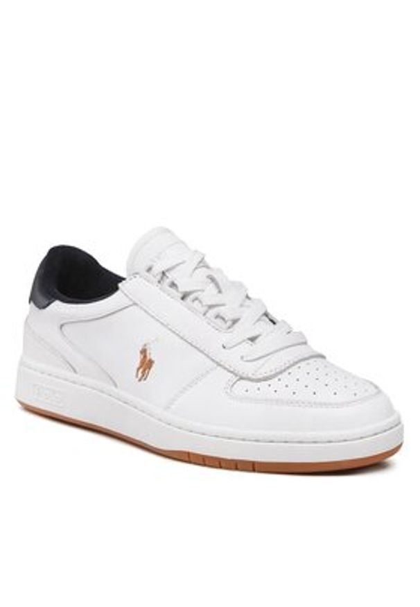 Polo Ralph Lauren Sneakersy Polo Crt Pp 809877610001 Biały. Kolor: biały. Materiał: skóra