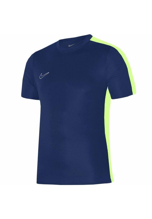 Nike - Męska Koszulka Academy 23 SS DriFIT. Kolor: wielokolorowy, niebieski, zielony