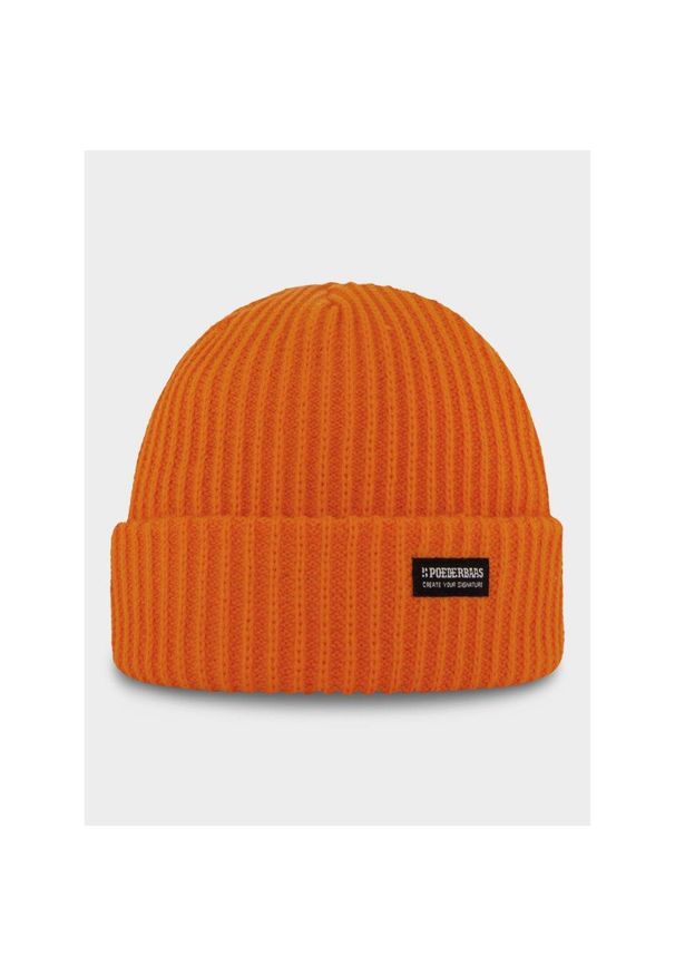 POEDERBAAS - Czapka narciarska dla dorosłych Poederbaas Royal Rib. Kolor: pomarańczowy. Materiał: akryl. Sezon: zima. Styl: sportowy
