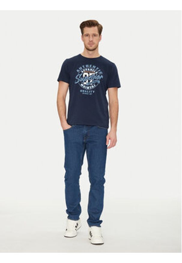 Blend Jeansy 20717708 Niebieski Straight Fit. Kolor: niebieski