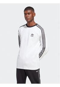 Adidas - adidas Longsleeve Adicolor Classics 3-Stripes Long-Sleeve Top IA4879 Biały Slim Fit. Kolor: biały. Materiał: bawełna. Długość rękawa: długi rękaw