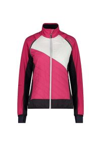 Kurtka damska turystyczna CMP 30A2276. Typ kołnierza: kaptur. Kolor: różowy. Materiał: softshell. Sport: turystyka piesza #1