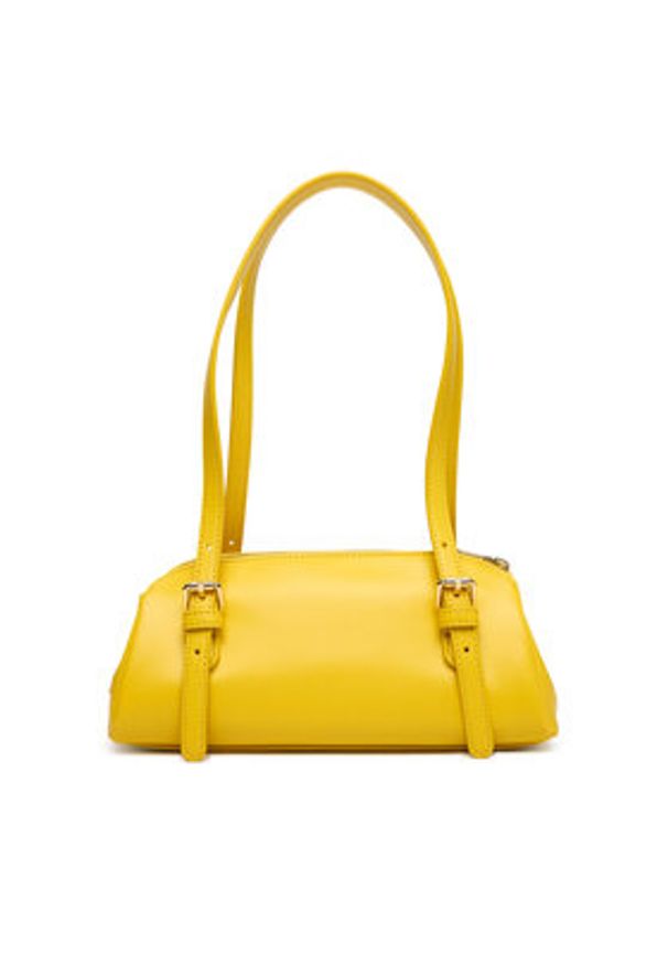 Love Moschino - LOVE MOSCHINO Torebka JC4101PP1OLY0411 Żółty. Kolor: żółty. Materiał: skórzane