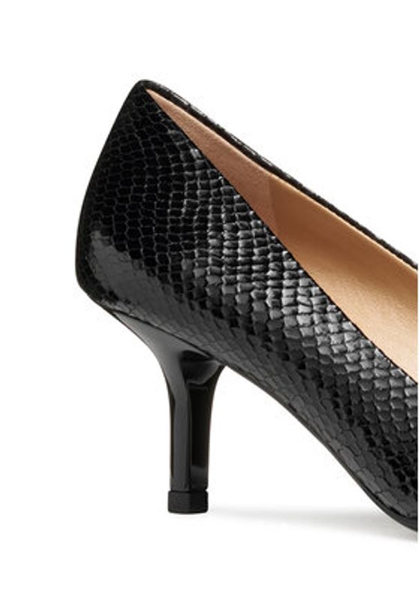 Geox Czółenka D Kleopy D55YBA 000KY C9999 Czarny. Kolor: czarny. Materiał: skóra