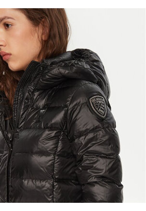 Blauer Kurtka puchowa 24WBLDK03040 Czarny Regular Fit. Kolor: czarny. Materiał: syntetyk