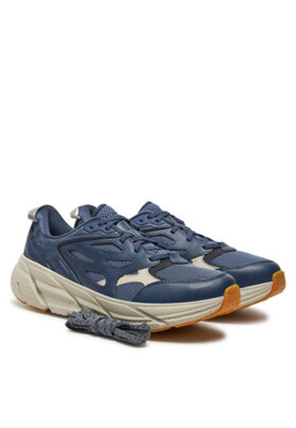 HOKA - Hoka Sneakersy Clifton L 1160050 Granatowy. Kolor: niebieski. Materiał: materiał