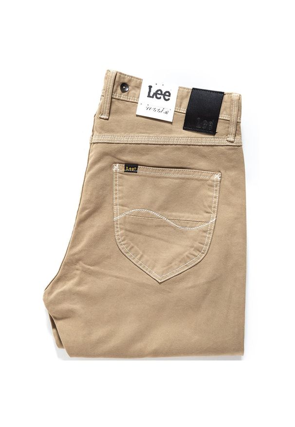 Lee - SPODNIE LEE DAMSKIE LOGGER REGULAR TAPERED L315DT75. Materiał: materiał
