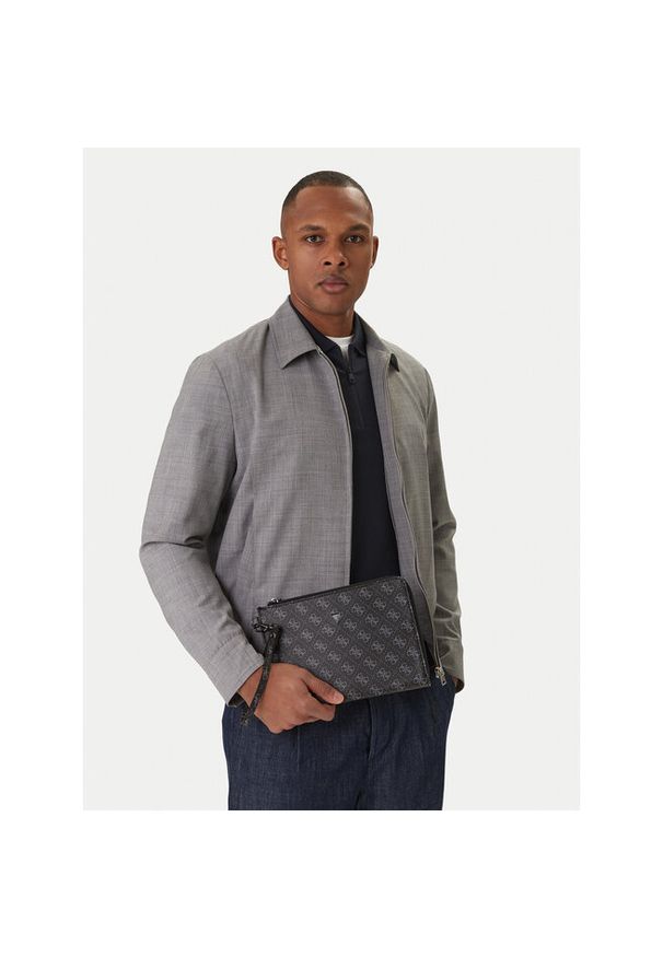 Saszetka Guess. Kolor: czarny