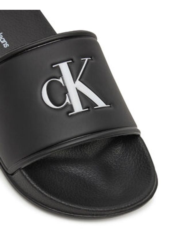 Calvin Klein Jeans Klapki V3X0-83032-1172 Czarny. Kolor: czarny. Materiał: skóra