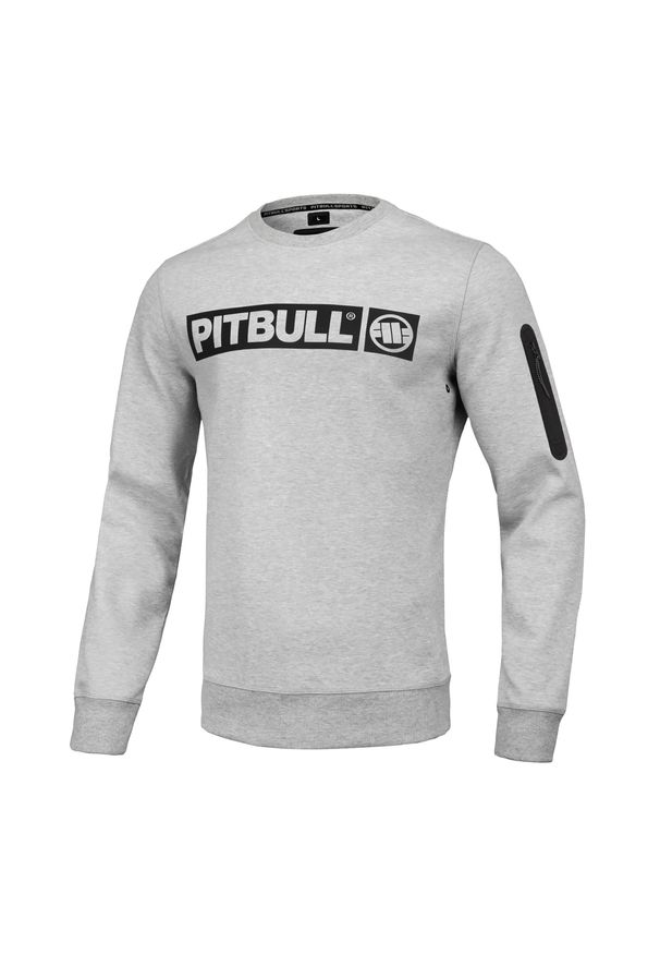 PITBULL - Bluza sportowa męska Pitbull West Coast Beyer Crewneck. Kolor: szary