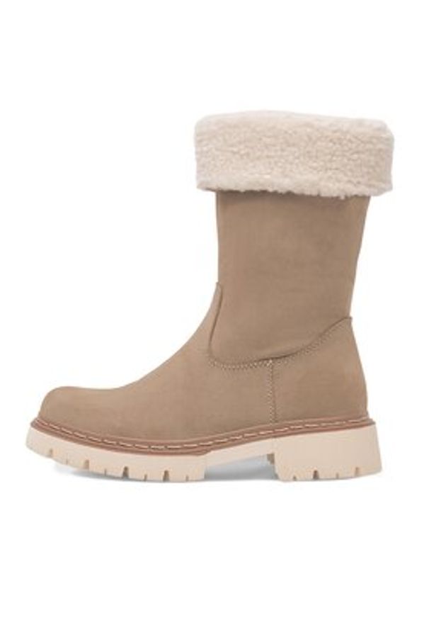 Jenny Fairy Botki GAMMA WS5866-23 Beżowy. Kolor: beżowy. Materiał: materiał