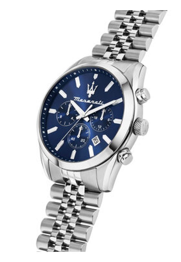 Maserati Zegarek Attrazione R8853151025 Srebrny. Kolor: srebrny