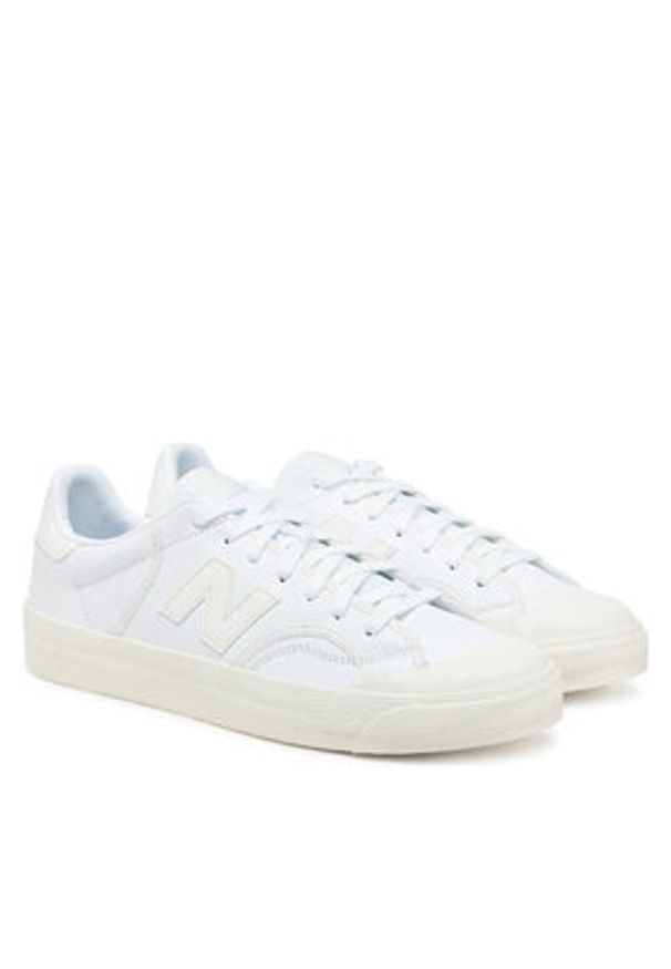 New Balance Trampki BB100LGY Biały. Kolor: biały. Materiał: skóra