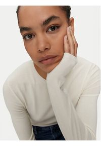 Calvin Klein Sweter K20K207681 Écru Regular Fit. Materiał: wiskoza #3
