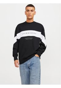 Jack & Jones Bluza Etimo 12249979 Czarny Loose Fit. Kolor: czarny. Materiał: bawełna