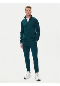 Adidas - adidas Dres Basic 3-Stripes JX5502 Zielony Regular Fit. Kolor: zielony. Materiał: syntetyk